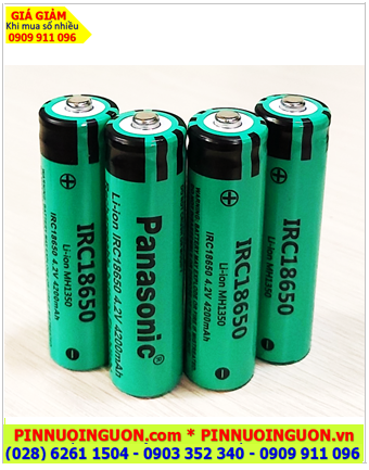 Pin đèn Pin, Pin sạc 4.2v Li-ion 4200mAh ICR18650/MH1350 đầu lồi chỉ sử dụng cho Đèn Pin, Quạt